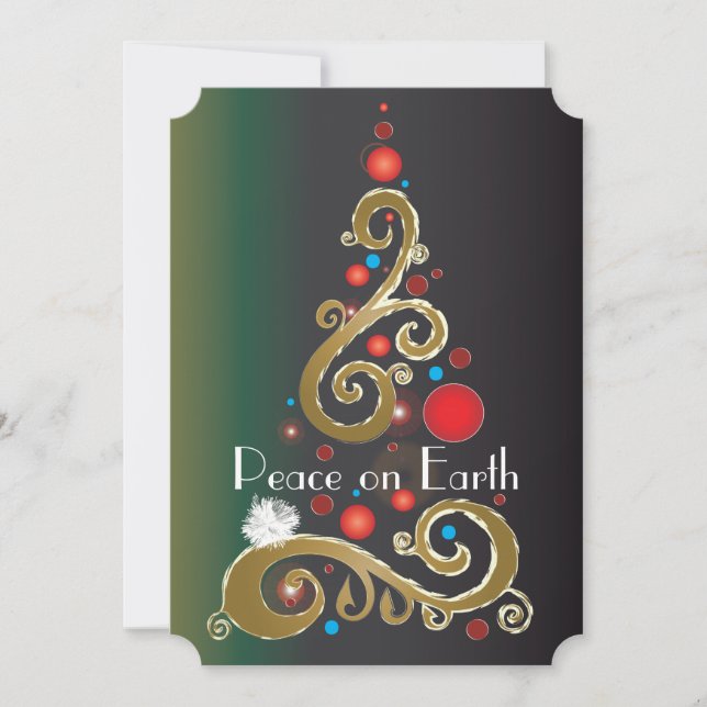 Peace on Earth II Holiday Card (Front)