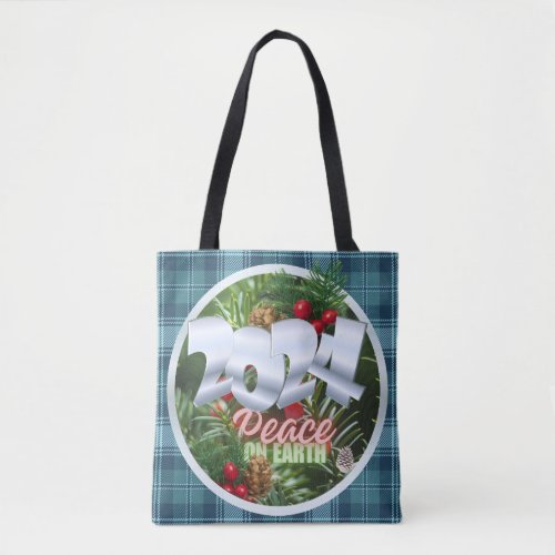 Peace on Earth in 2024 Tote Bag