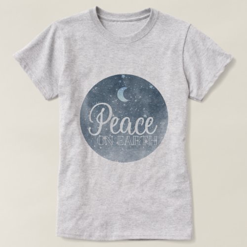 Peace on Earth  Inspirational Christmas Holiday T_Shirt