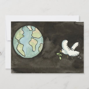 Peace on Earth Invitation