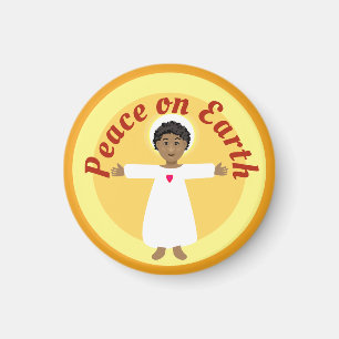 Peace on Earth Jesus Magnet