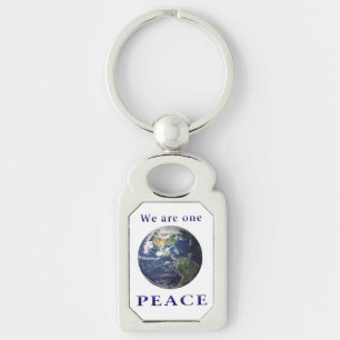 Peace on earth keychain