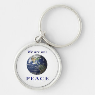 Peace on earth keychain