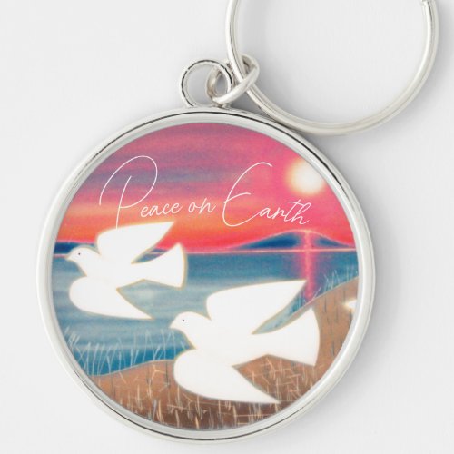 Peace on Earth Keychain