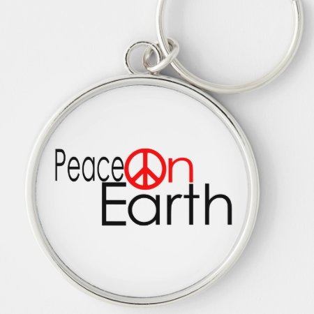 Peace On Earth Keychain