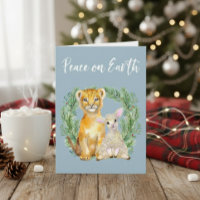 Peace on Earth Lion Lamb Cute