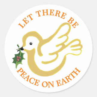 Peace on Earth Magnet Classic Round Sticker