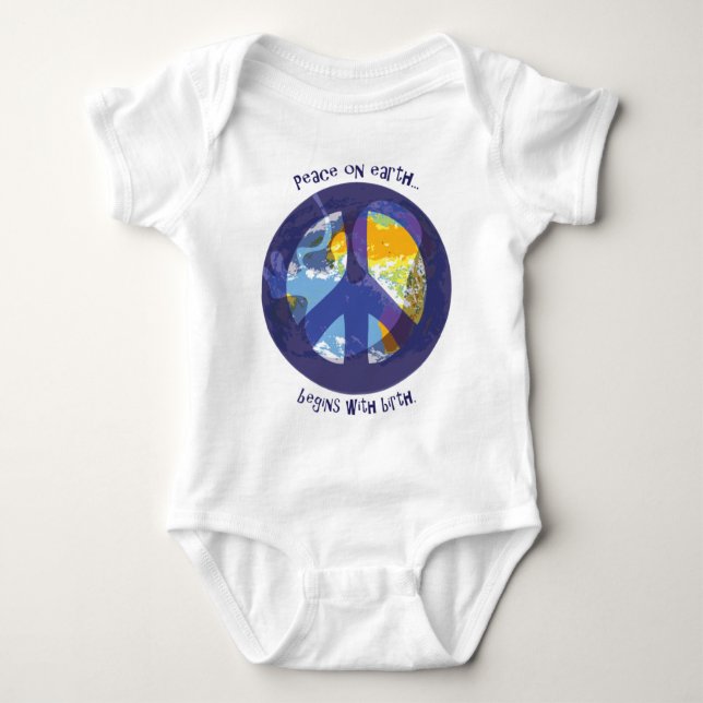 Peace on Earth...Midwife Special Baby Bodysuit (Front)
