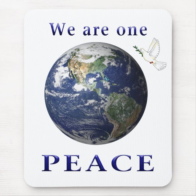 Peace on earth mouse pad (Front)