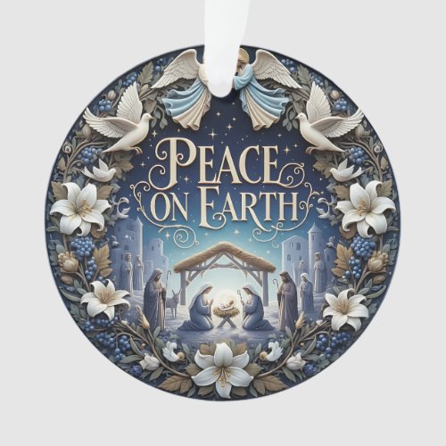 Peace on Earth Ornament