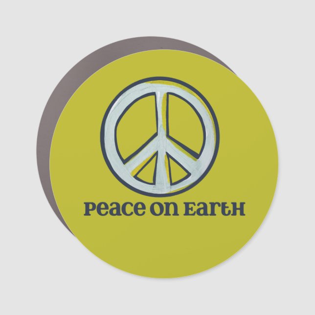 Peace on Earth Peace Sign Art                      (Front)