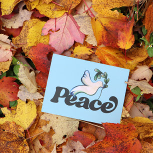 Peace on Earth Peaceful world design Postcard