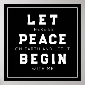 Peace On Earth Poster