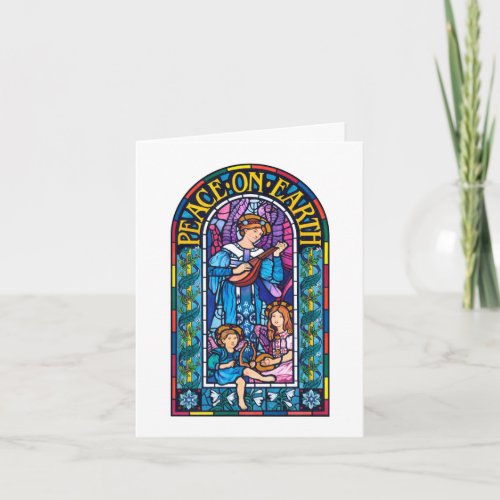 Peace on Earth Pre_Raphaelite Christmas note card