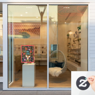 Peace on Earth Reindee! “Inspirivity” Window Cling