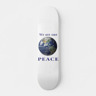 Peace on earth skateboard deck