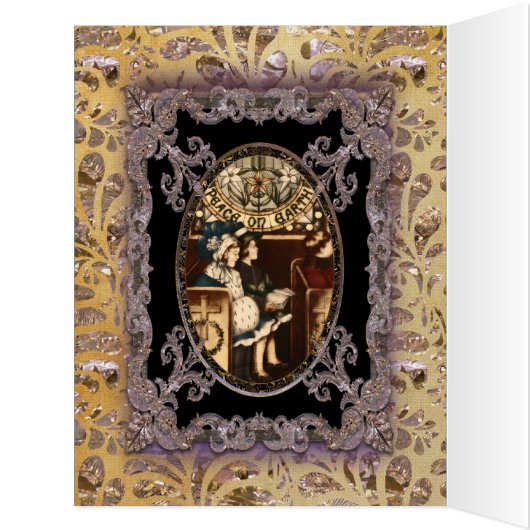 Peace on Earth Victorian Christmas (Inside (Left))