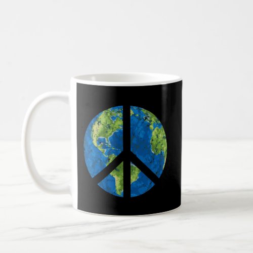 Peace On Earth World Peace Sign Coffee Mug