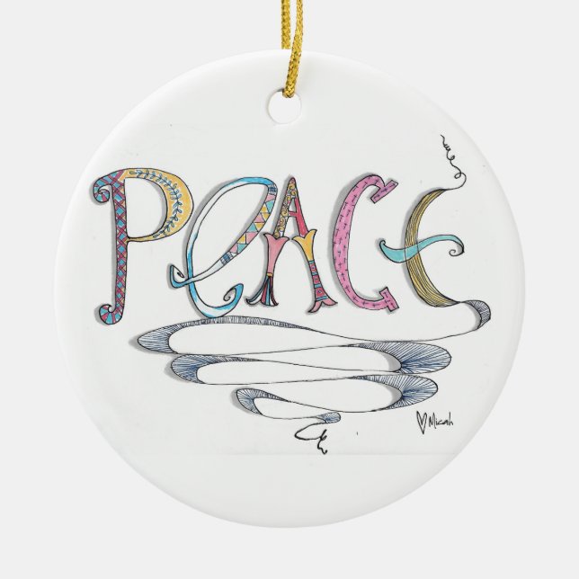 Peace Ornament (Front)