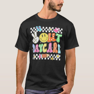 Peace Out Daycare Groovy Student Graduation        T-Shirt