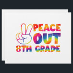Peace Out Eighth Grade Tie Dye Last Day 8th Grade  Letterhead<br><div class="desc">Peace Out Eighth Grade Tie Dye Last Day 8th Grade</div>