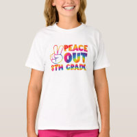 Peace Out Eighth Grade Tie Dye Last Day 8th Grade