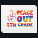 Peace Out Fifth Grade Tie Dye Last Day 5th Grade  Letterhead<br><div class="desc">Peace Out Fifth Grade Tie Dye Last Day 5th Grade</div>