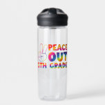 Peace Out Fifth Grade Tie Dye Last Day 5th Grade  Water Bottle<br><div class="desc">Peace Out Fifth Grade Tie Dye Last Day 5th Grade</div>