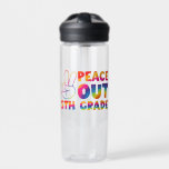 Peace Out Fifth Grade Tie Dye Last Day 5th Grade  Water Bottle<br><div class="desc">Peace Out Fifth Grade Tie Dye Last Day 5th Grade</div>