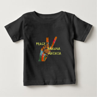 Peace Out: Hakuna Matata Vibes Sign Baby T-Shirt