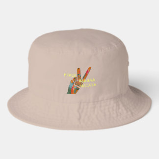 Peace Out: Hakuna Matata Vibes Sign Bucket Hat