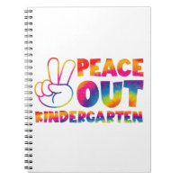 Peace Out Kindergarten Tie Dye Last Day Of School