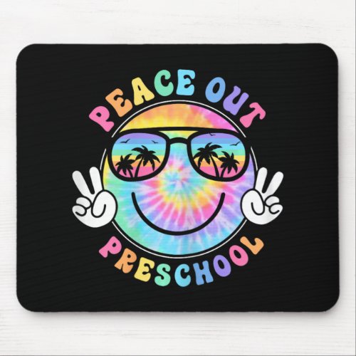 Peace Out School 2024 Last Day Of School Summer  Mouse Pad