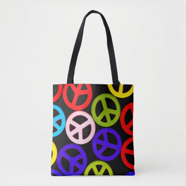 Peace Out Tote Bag (Front)