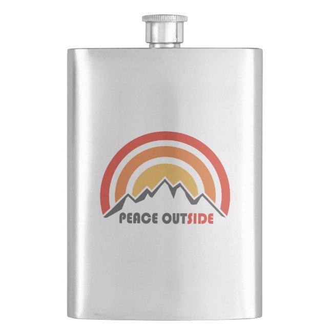 Peace Outside Flask (Front)