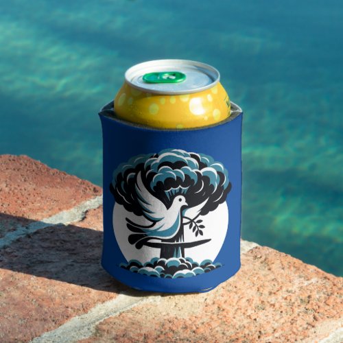 Peace Over Power _ Dove  Harmony Symbol Can Cooler