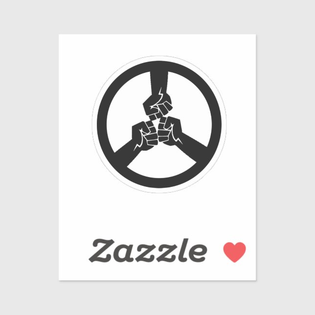 Peace Over War  Sticker (Sheet)