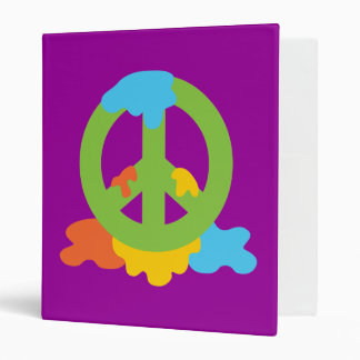 Peace Paint 3 Ring Binder