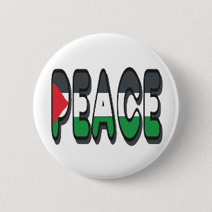Peace Palestine Button