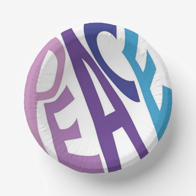 PEACE PAPER BOWLS (Front)