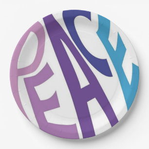 PEACE PAPER PLATES