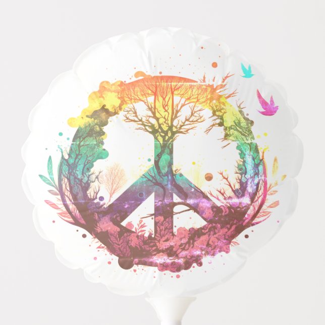 peace party baloon balloon (Front)