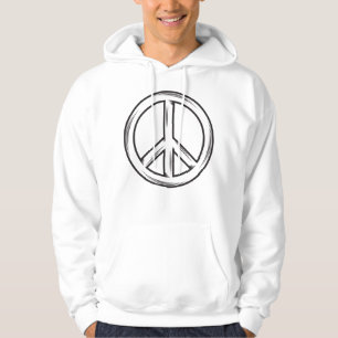 Peace Peace Sign for Men and Women Hoodie