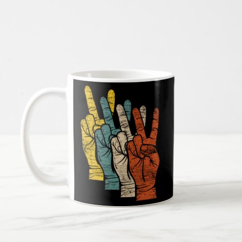 Peace Peace Sign Hands Coffee Mug