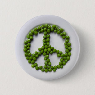 Peace Peas Button
