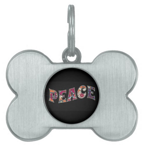 Peace Pet ID Tag