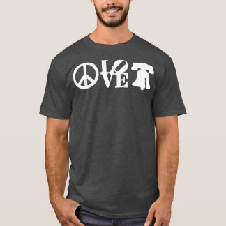 Peace Philadelphia Love Liberty Bell Philly Fan F T-Shirt