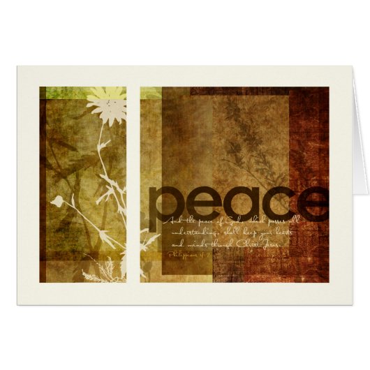 Peace | Philippians 4:7 Cards (Front Horizontal)