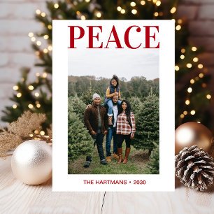 Peace Photo  Holiday Card