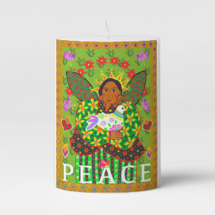 Peace Pillar Candle